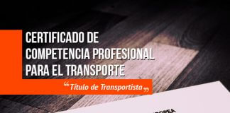 Título de transportista – Competencia profesional Título de transportista - Competencia profesional