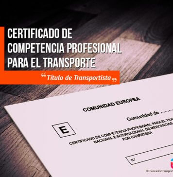 Título de transportista – Competencia profesional Título de transportista - Competencia profesional